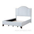 Nail Head KD Upholstered King Size Bed Bedroom Furniture